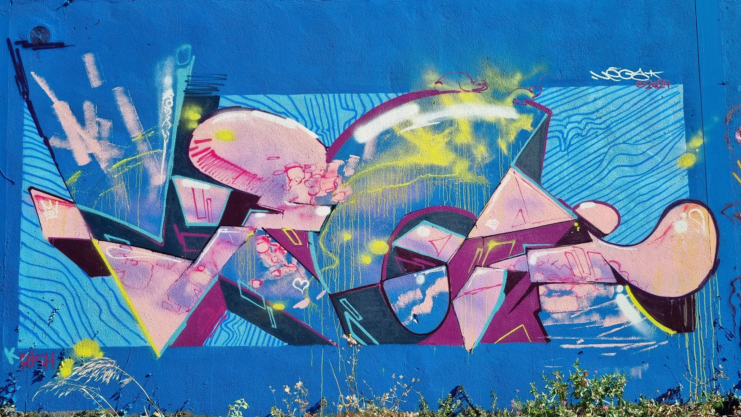 Fresque murale Vega - Street Art à Marseille par AKA77