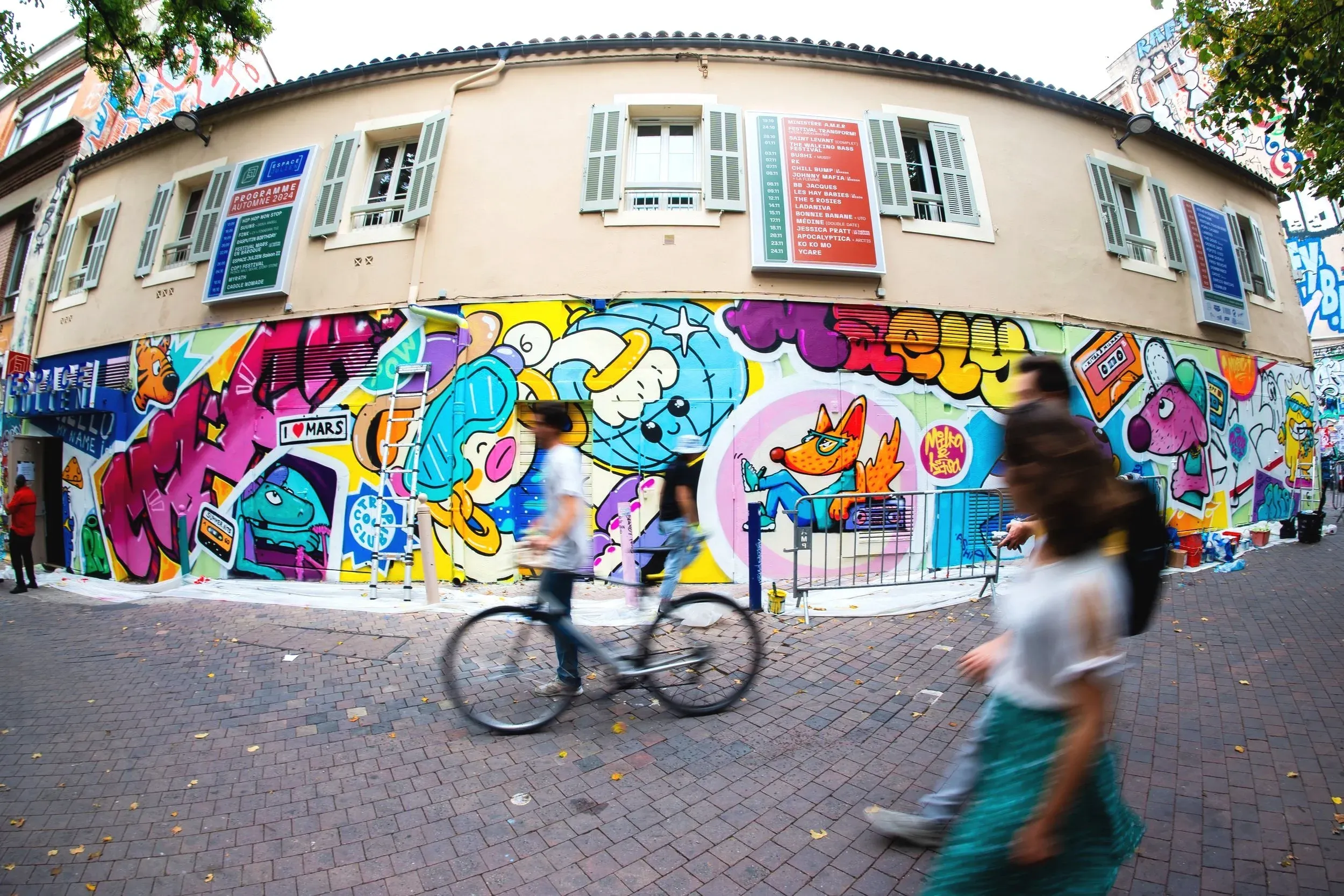 Fresque murale AKA77 Marseille